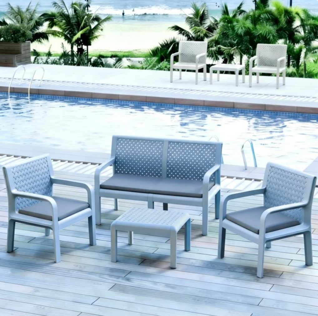 IMP-SERENITY-PATIO SET 4-BLUE