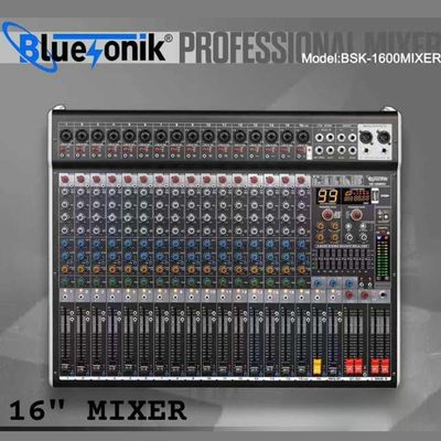 BSK-1600 BLUESONIK 16 CHANNEL ULTRA-SLIM MIXER