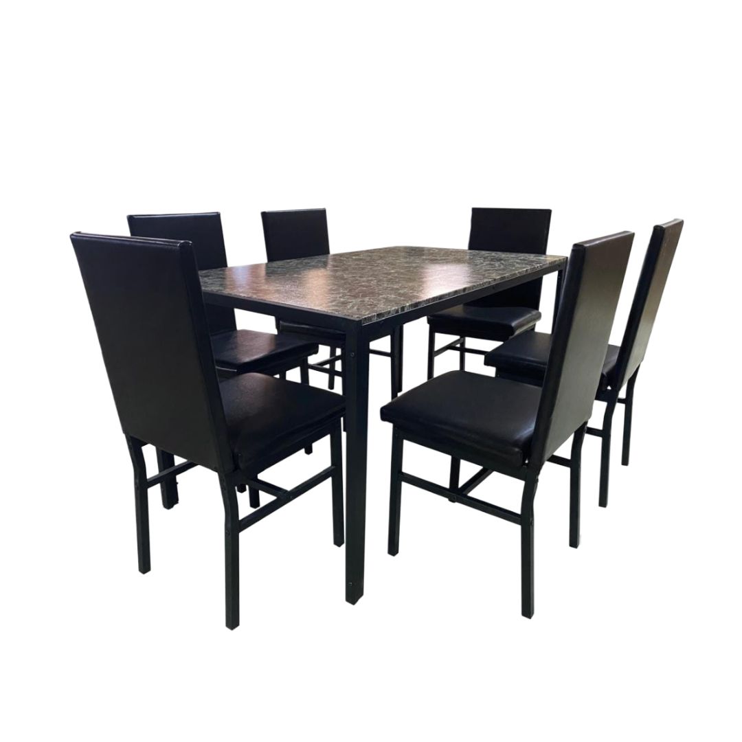 D-DS618 DINNING TABLE SET 1+6 CHAIR