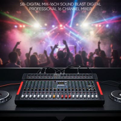 SB-DIGITAL MIX-16CH SOUND BLAST DIGITAL PROFESSIONAL 16 CHANNEL MIXER