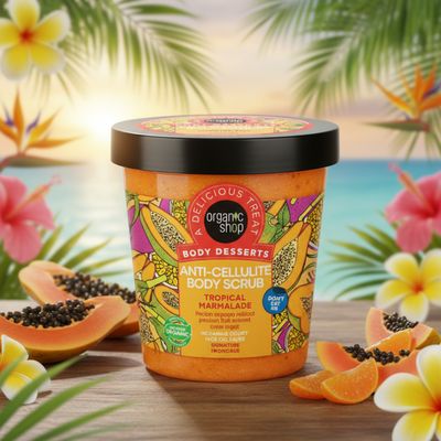 ORGONIC SHOP BODY DESSERTS ANTI-CELLULITE BODY SCRUB 450ML