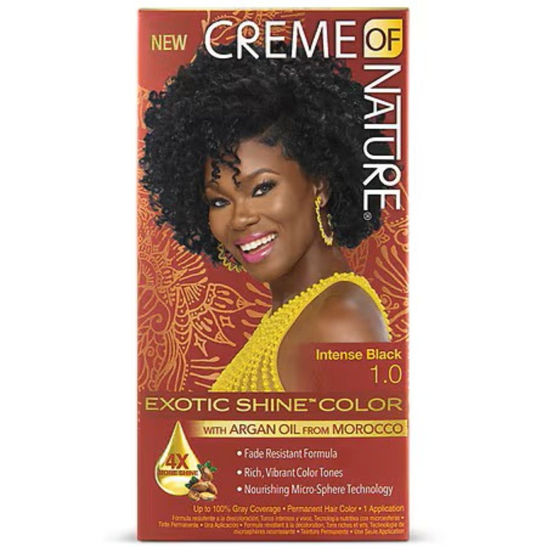 CREME OF NATURE GEL HAIR COLOR  1.0  INTENSE BLACK