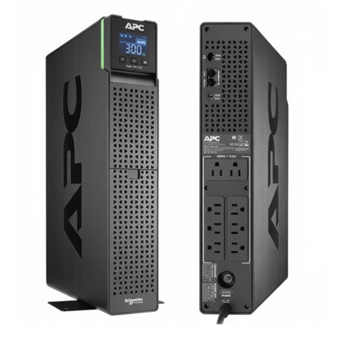 APC BR1500RM2U - Battery backup - Line interactive - 900 Watt - 1500 VA - AC 120 V - LCD AVR