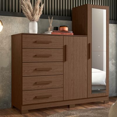 AL-22865 WARDROBE/CHEST COCOA MATTE