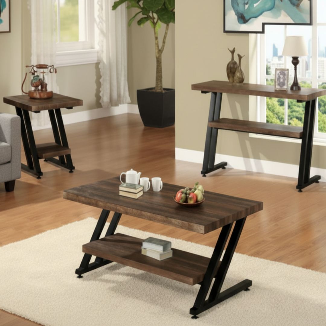 FUR NP-428 3 PIECE COFFEE TABLE