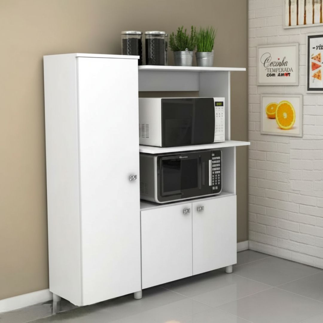 BL-3310-000001 STORAGE CABINATE W/3 DOORS (WHITE)