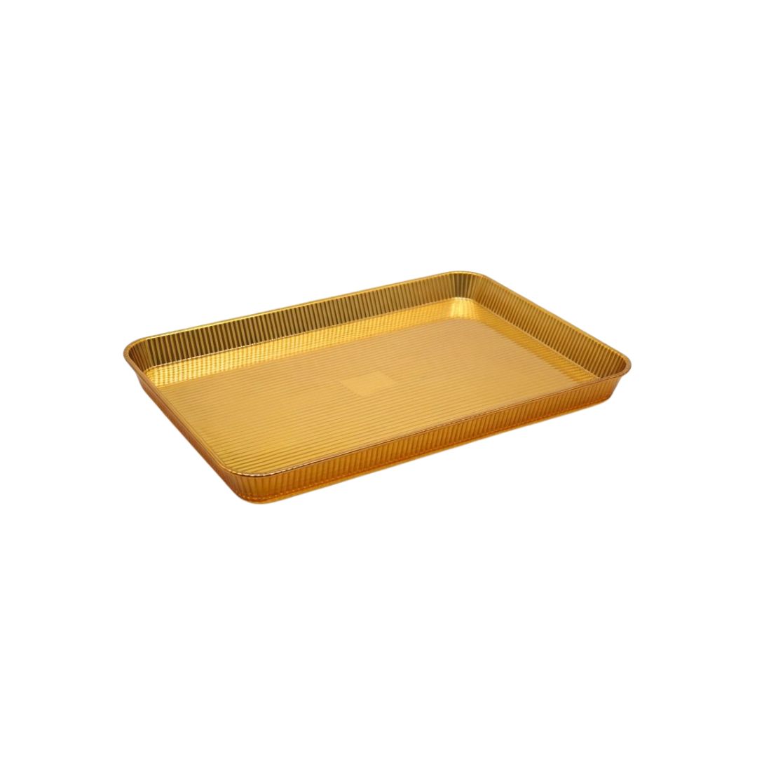 TTL-4665 10X14 PLASTIC RECTANGULAR TEA TRAY
