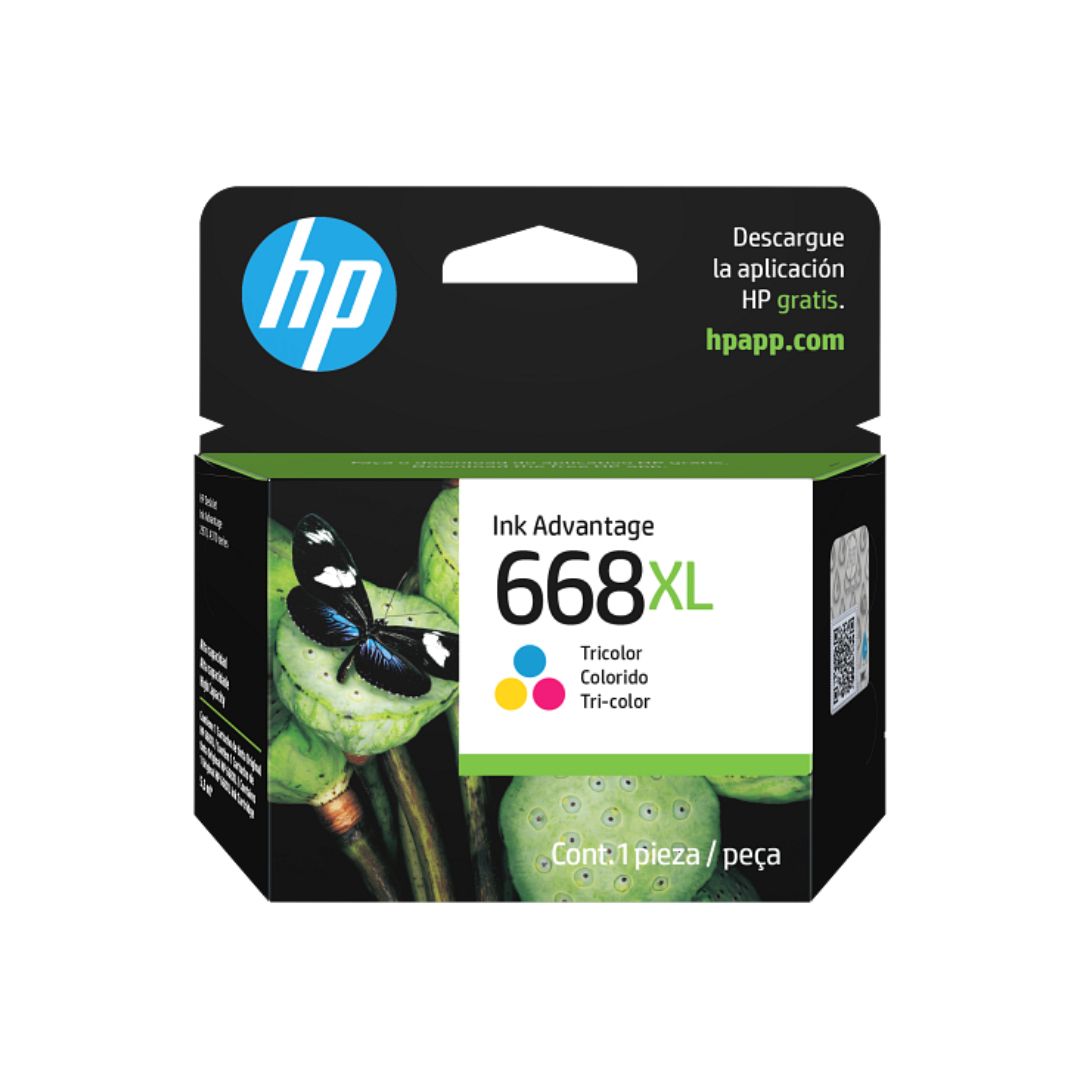 HP - 668XL - Ink cartridge - Tri-color Original Ink Advanta 7FP38VL