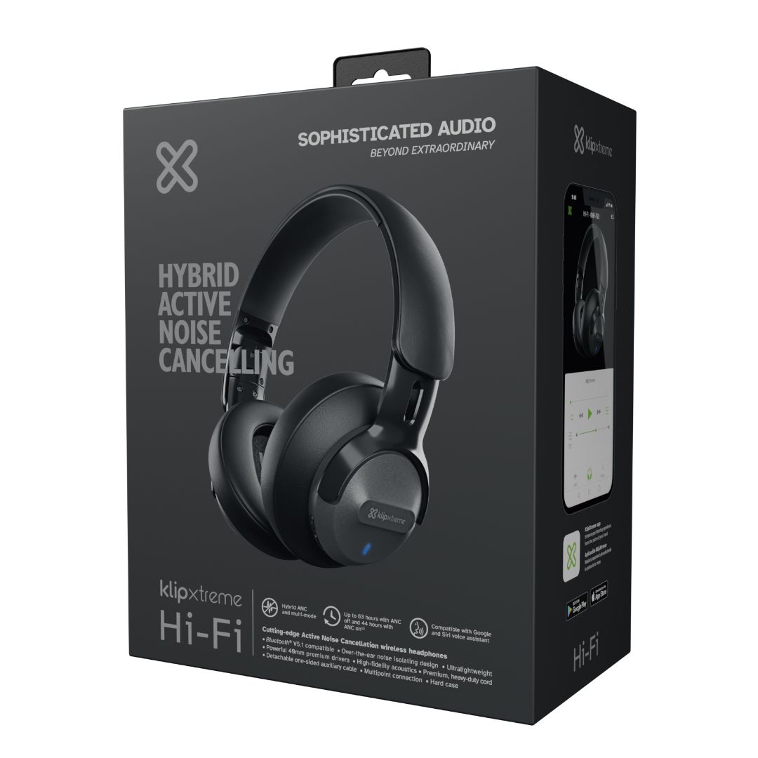 KX HDPN WIS-BT-ANC KNH-750GR OVER-EAR BLUETHOOT