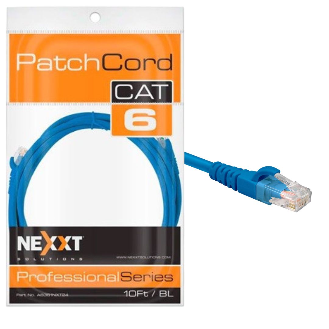 AB361NXT24 Nexxt Patch Cord Cat6 10Ft. BL
