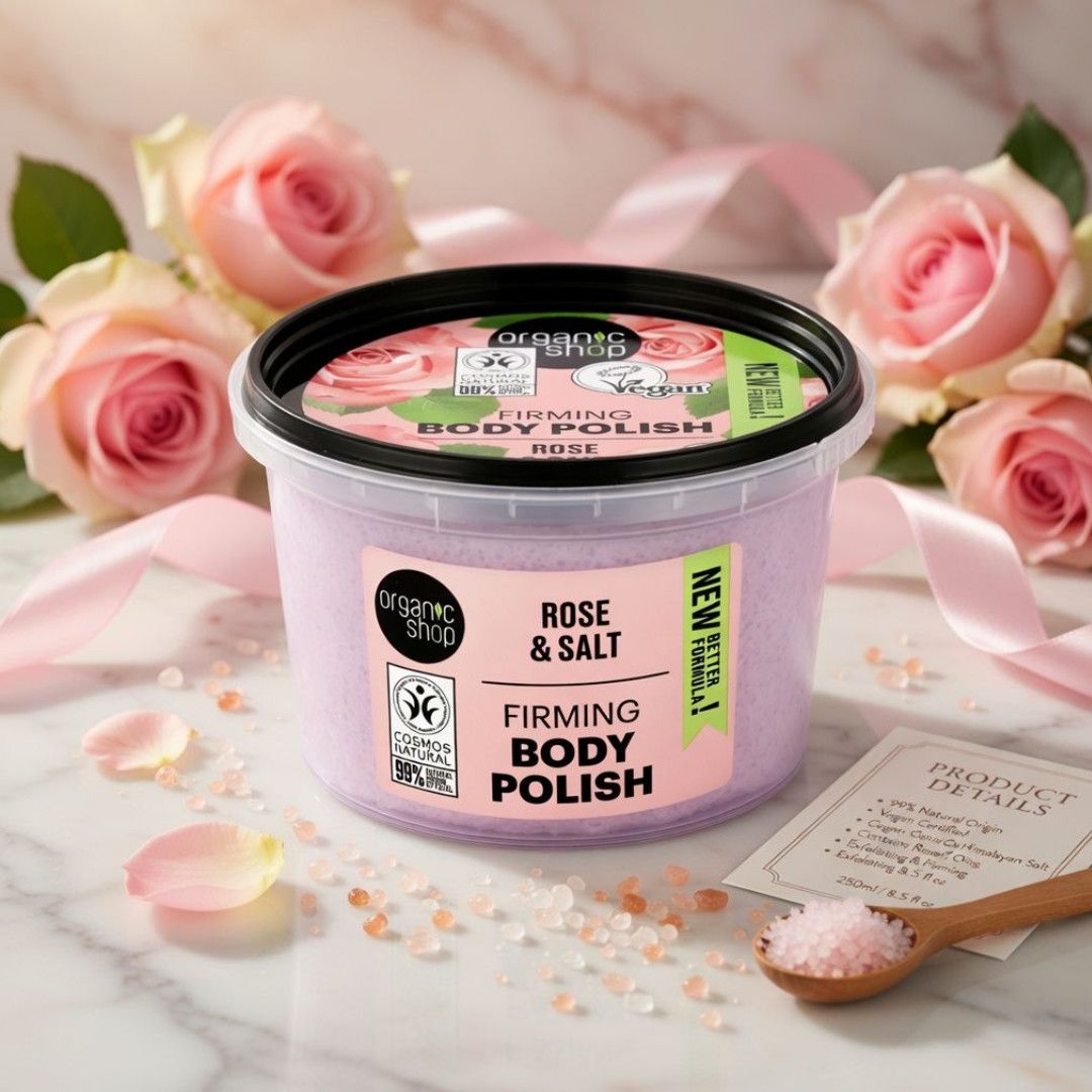 OS FIRMING BODY POLISH-ROSE &amp; SALT 250ML/8.5OZ