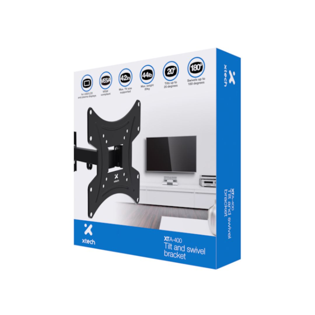 XTA-400 Xtech - Wall mount bracket - Tilt/Swivel 23-42"