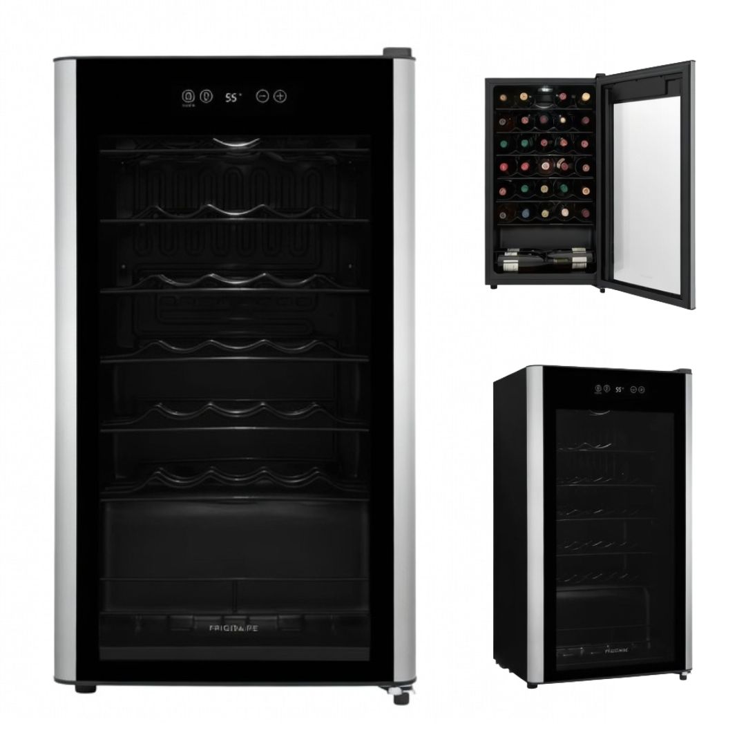 FRWW3433AV FRIGIDAIRE USA STOCK --- WINE COOLER -- 34 BOTTLE / 20 INCH -- 4 PHOOT