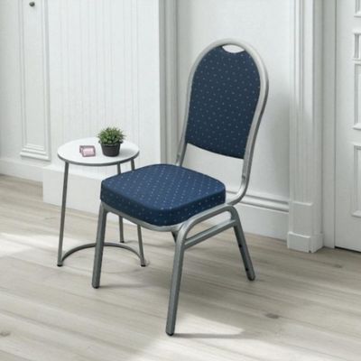 BANQUET CHAIRS (BLUE with GREY METAL)