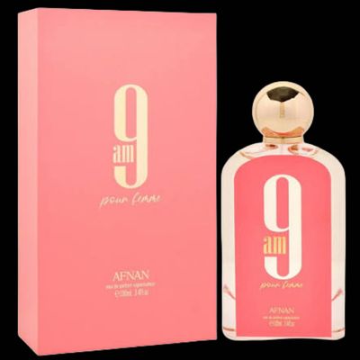 AFNAN 9AM  POUR FEMME  EDP 3.4 FL OZ