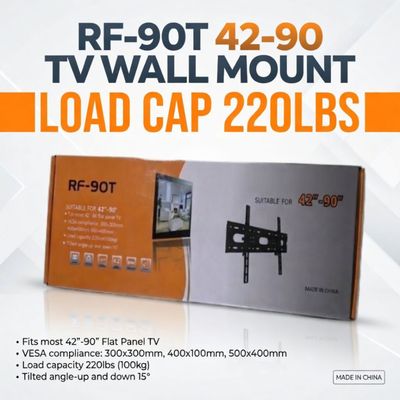 RF-90T 42-90 TV WALL MOUNT LOAD CAP 220LBS