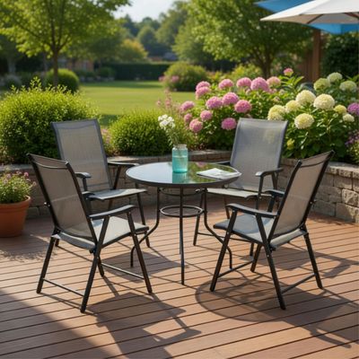 A12 LUXURY  4 CHAIR PATIO SET