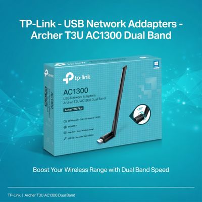 TP-Link - AC1300 USB Network Adapters - Archer T3U  Dual Band