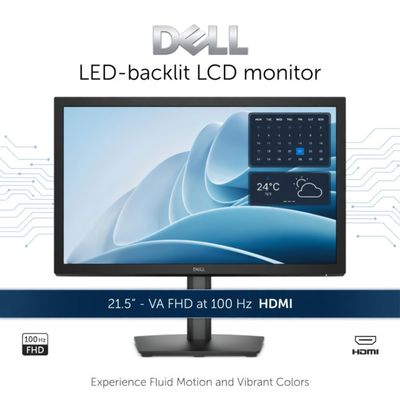Dell - LED-backlit LCD monitor - 21.5" - VA FHD at 100 Hz HDMI