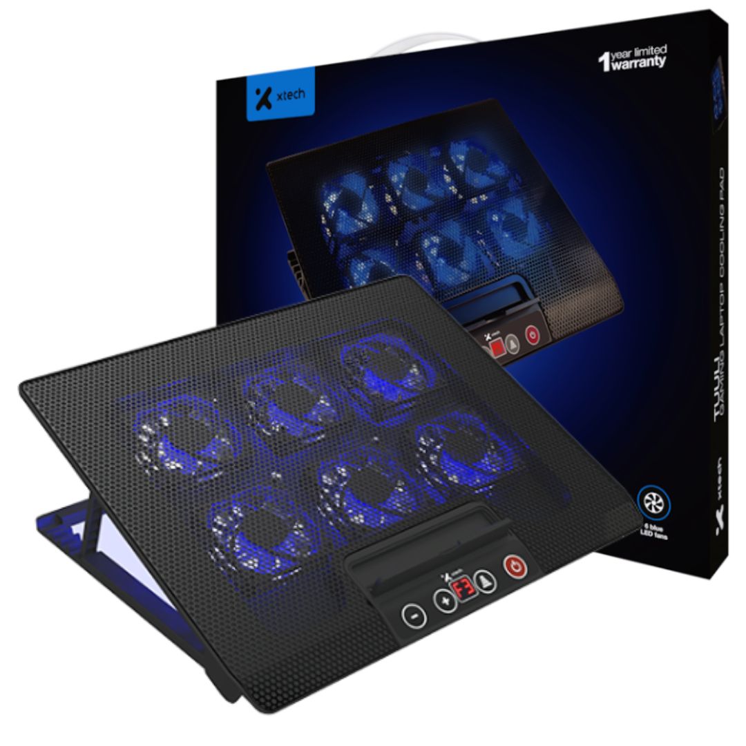 XTA-161 Xtech - Notebook stand - Tuuli gaming 6 fans XTA-161