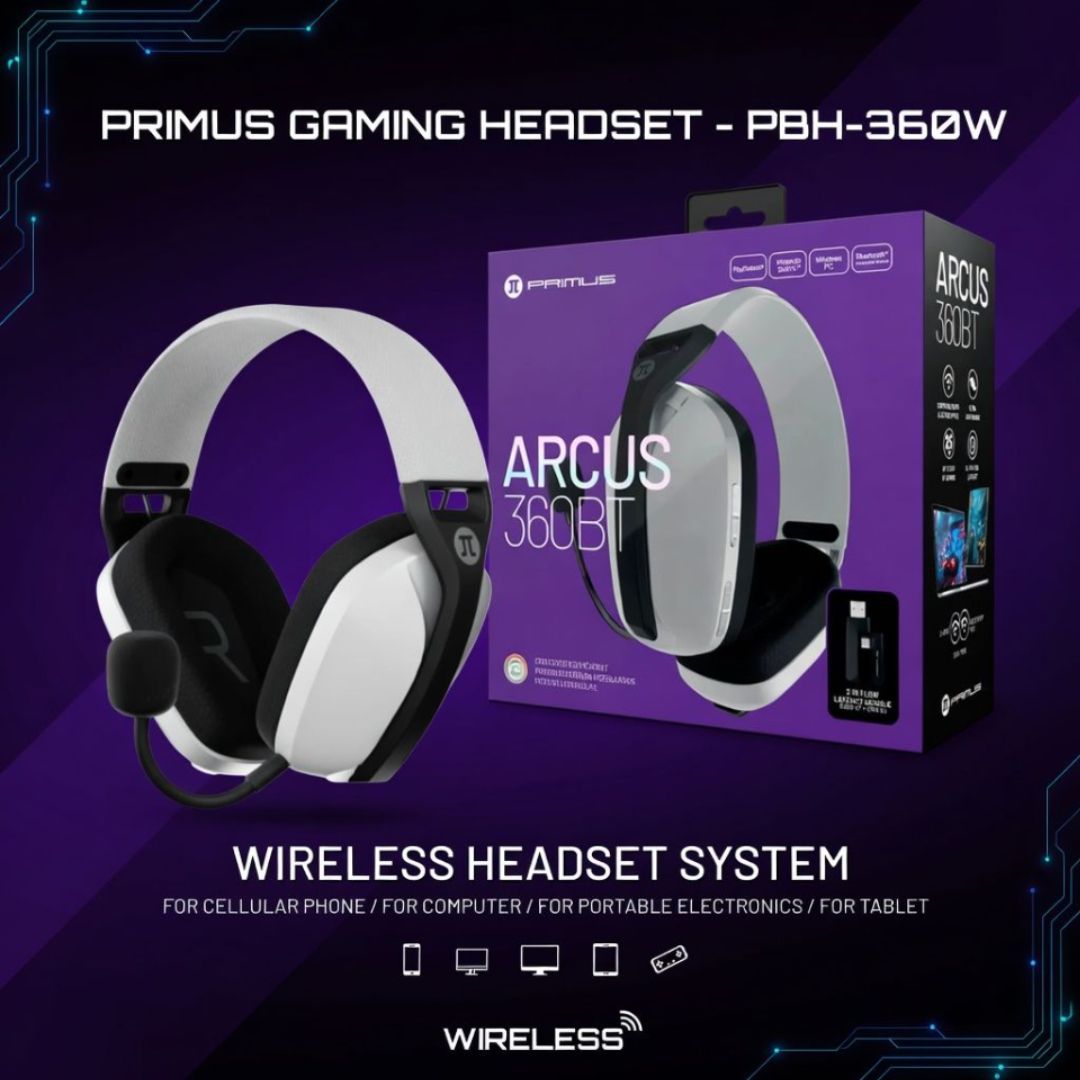 Primus gaming headset - PBH-360W - Wireless headset system  - Wireless