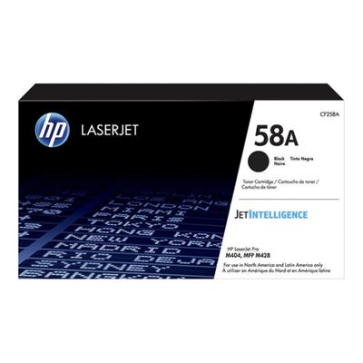 HP 58A - Black - original - LaserJet - toner cartridge (CF258A) - for LaserJet Pro M404dn, M404dw, M404n, M428fdw, MFP M428dw, MFP M428fdn, MFP M428fdw
