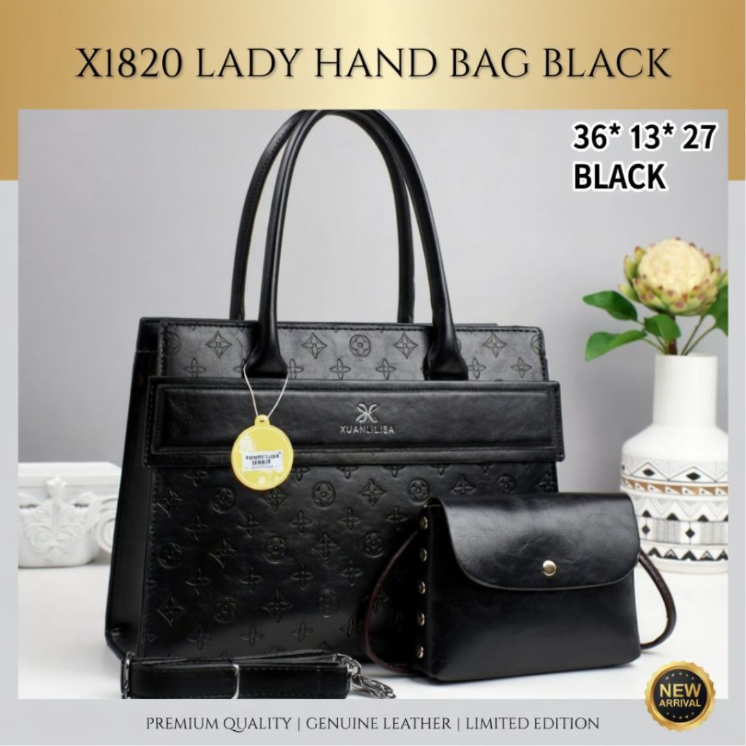 XL829-1 LADY HANDBAG BLACK