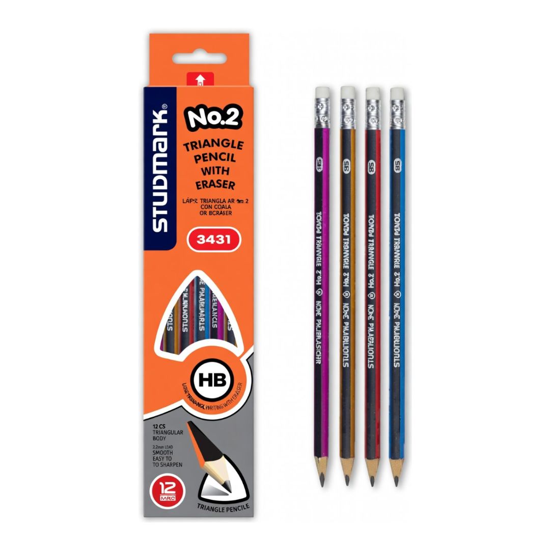 ST-3431 STUDMARK HB2 TRIANGLE PENCIL