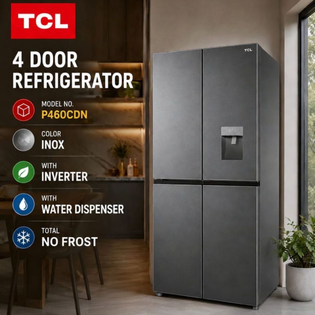 TCL P460CDN 4 DOOR REFRIGERATOR
