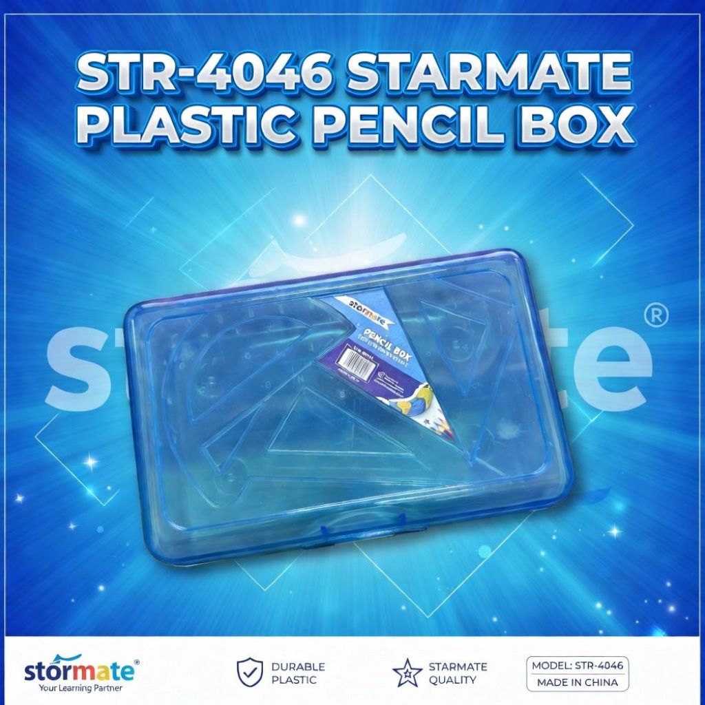 STR-4046 STARMATE PLASTIC PENCIL BOX