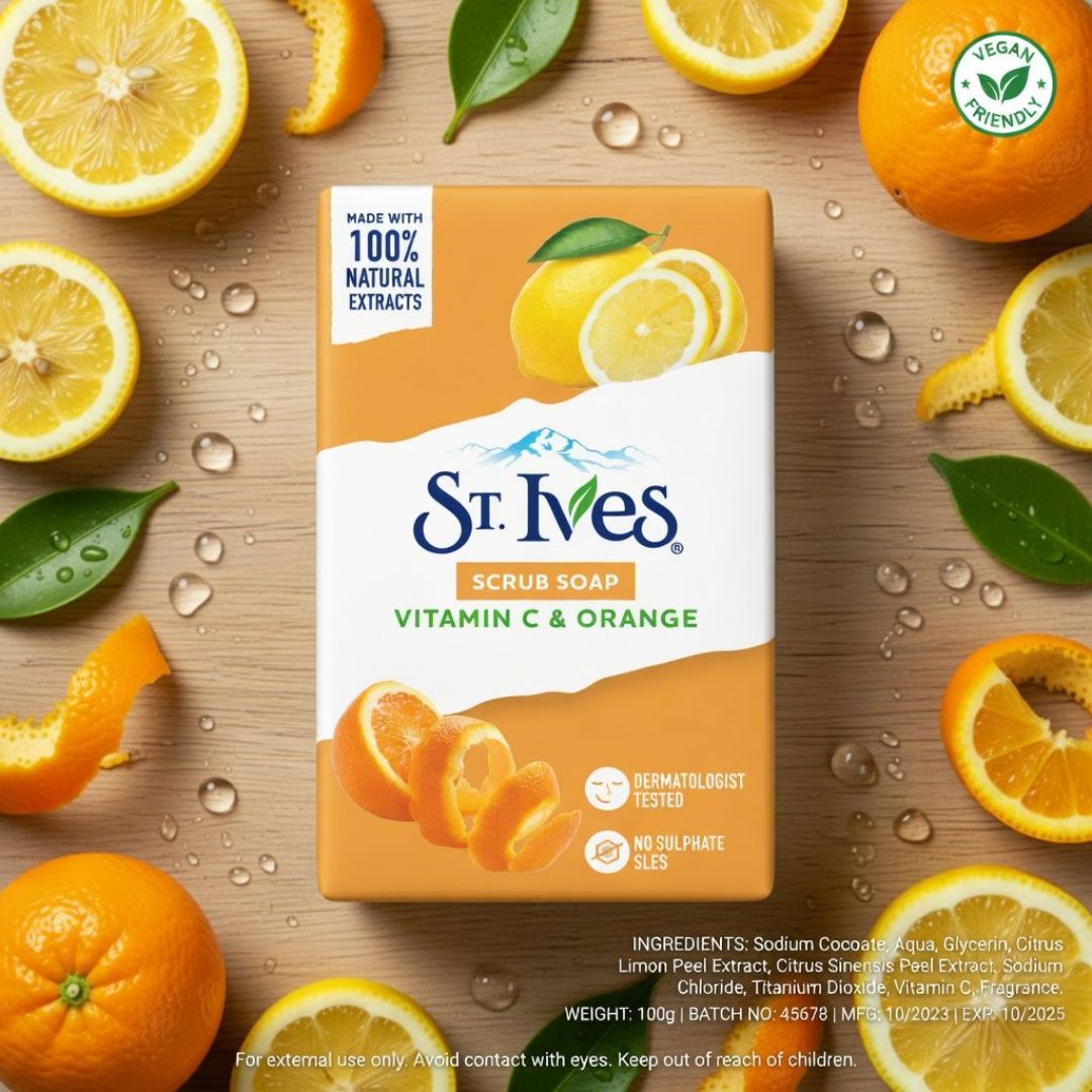 ST IVES BAR SOAP VITAMIN C &amp; ORANGE