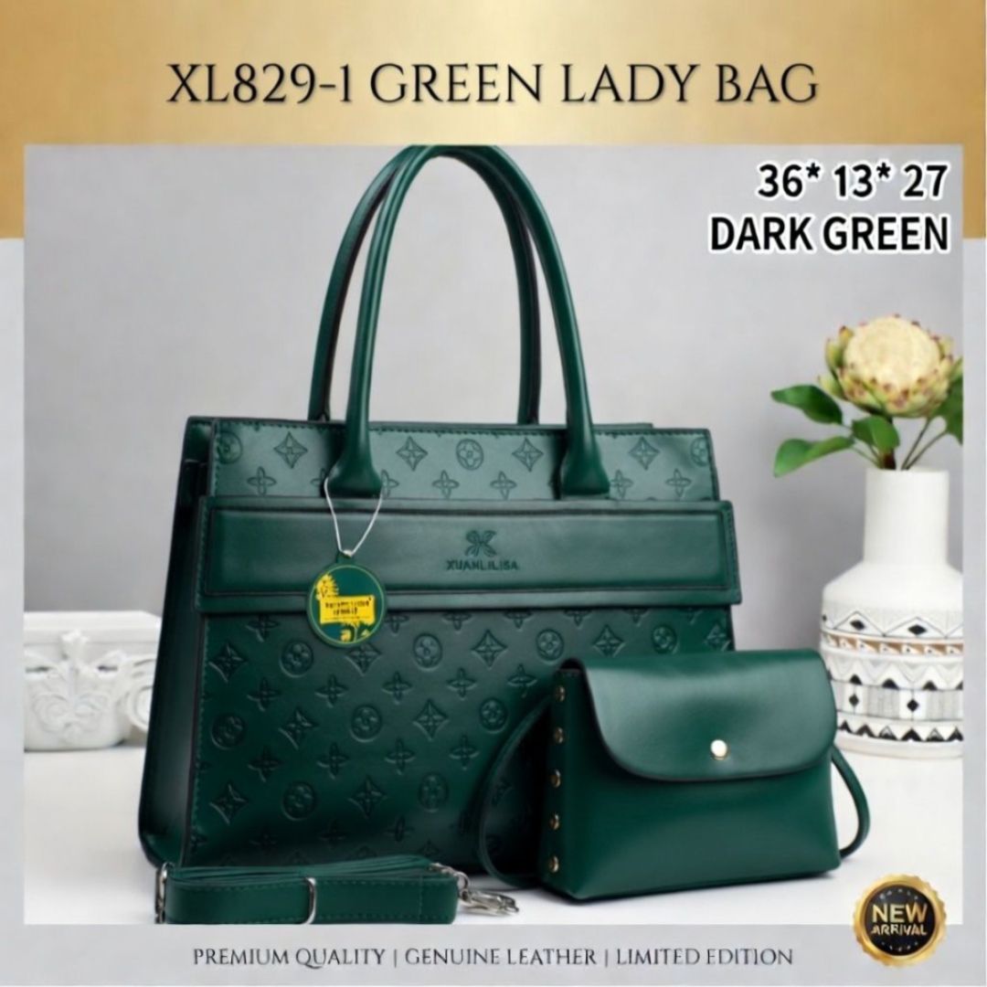 XL829-1 GREEN LADY BAG