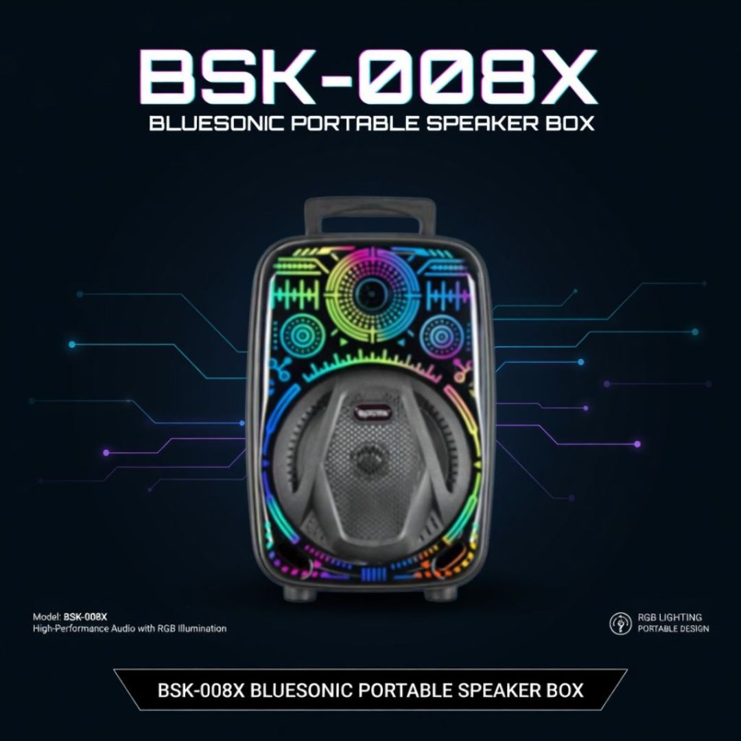 BSK-008X BLUESONIC PORTABLE SPEAKER BOX