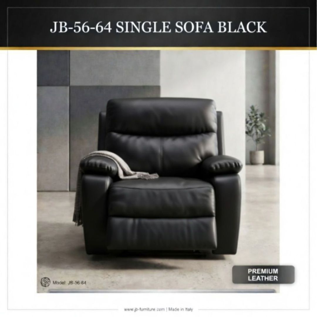 JB-56-64 SINGLE SOFA BLACK