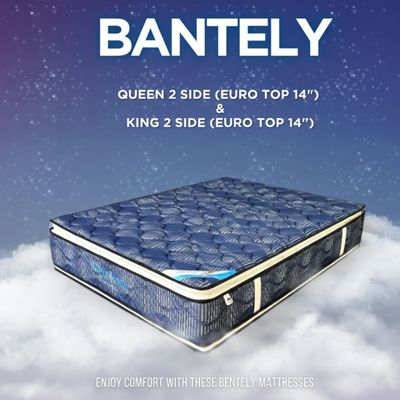BANTLEY KING 2 SIDE EUROTOP TOP MATTRESS
