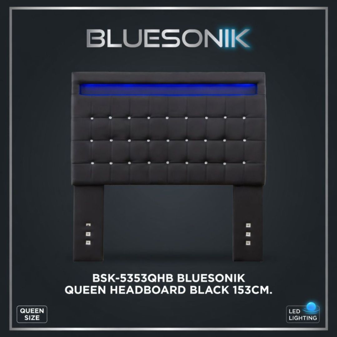 BSK-5353QHB BLUESONIK QUEEN HEADBOARD BLACK 153CM