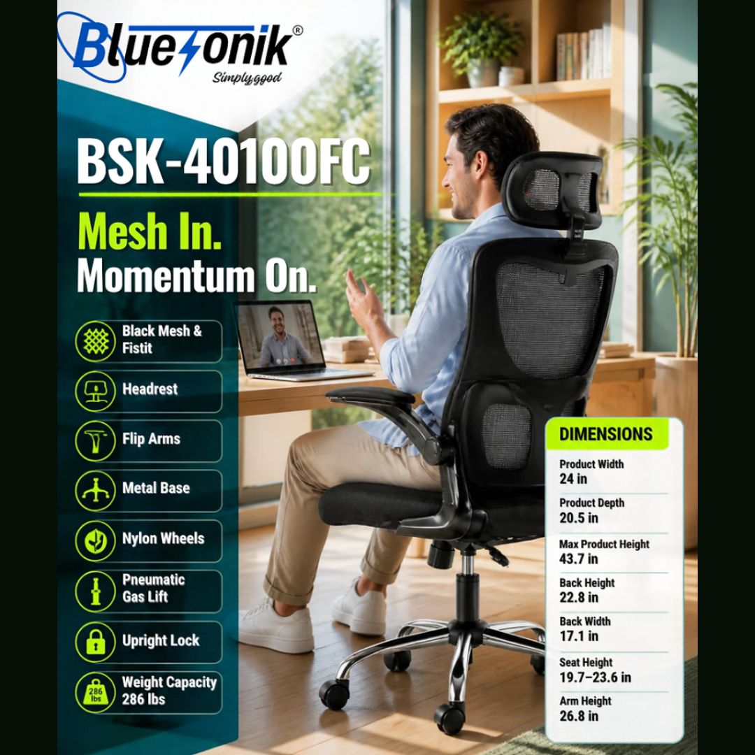 BSK4010OFC BLUESONIK OFFICE CHAIR