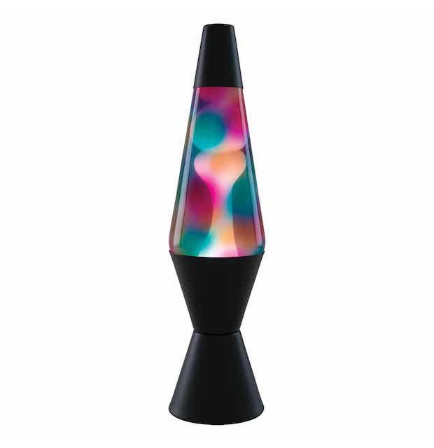 14.5&#39;&#39; Lava Lamp Graffiti - White/Clear/Black