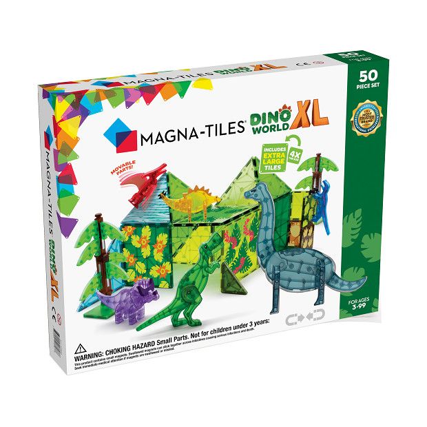 Dino World XL 50 pc Set Magna-Tiles