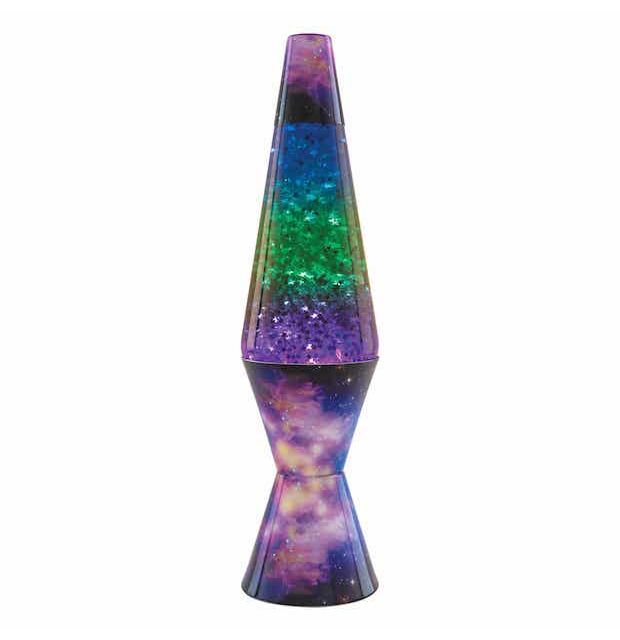 14.5&#39;&#39; Lava Lamp Galaxy Silverstar Glitter/Tricolor
