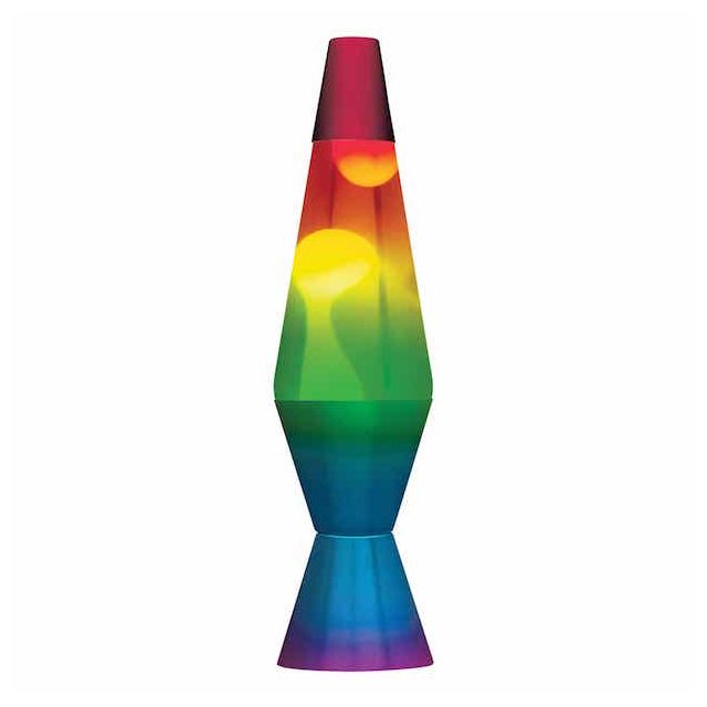 14.5&#39;&#39; Lava Lamp Rainbow  - Tricolor