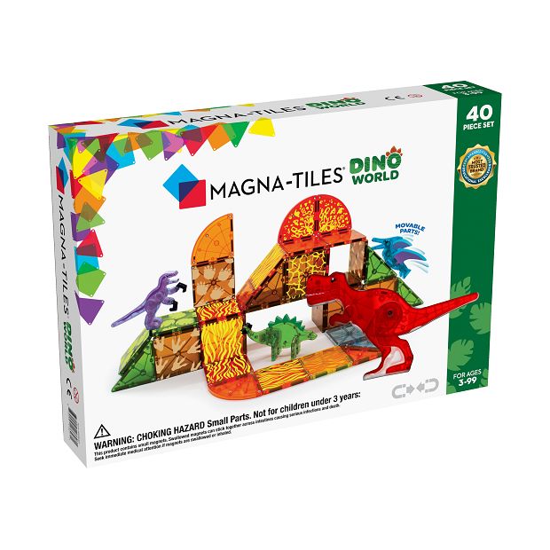 Dino World 40 pc set Magna-Tiles