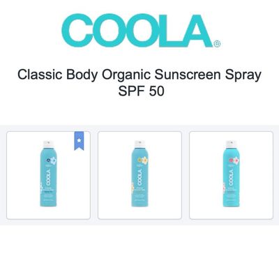 Coola Classic Body Spray