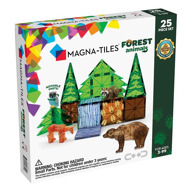 Forest Animals 25 pcs set Magna-Tiles
