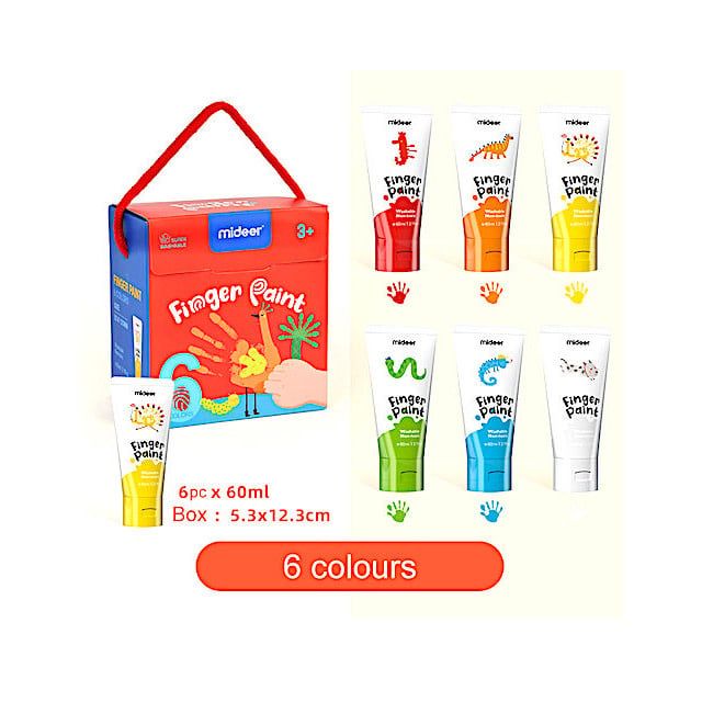 Finger Paint 6 color Age 3+