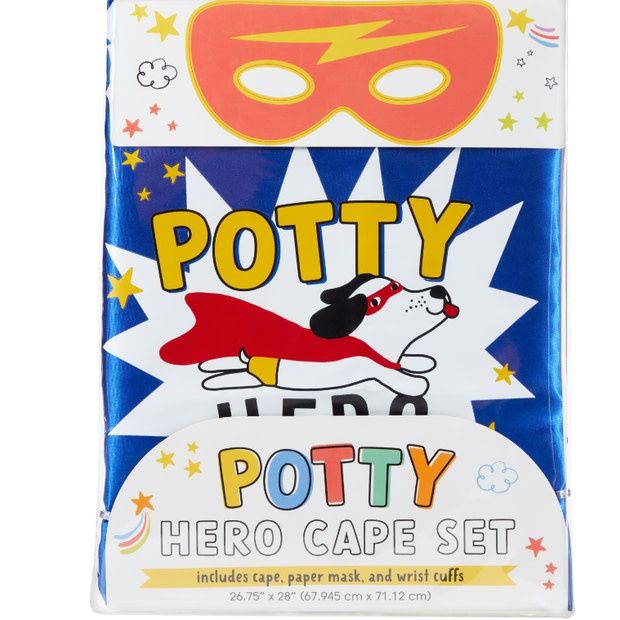 Potty Hero Cape &amp; DIY Cuffs/Mask