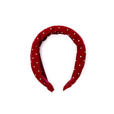 Sparkle Red Velvet Headband