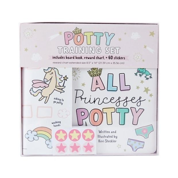 Princes Potty Board Book Set