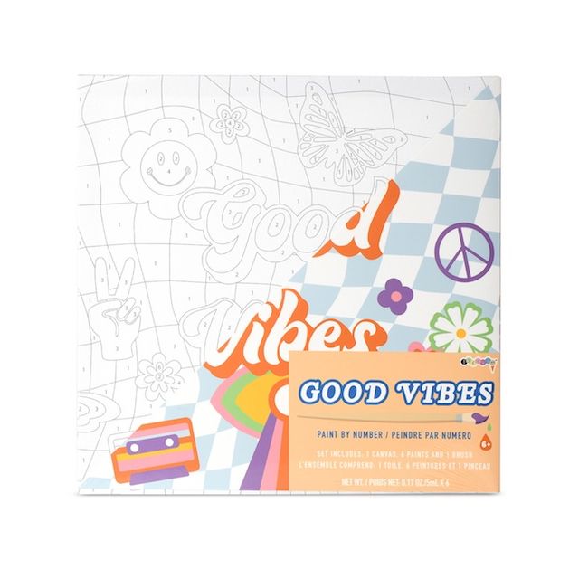 GOOD VIBES PAINT BY NUMBER SET