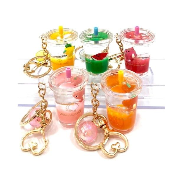 Fruit Can Floaty Key Charm-12